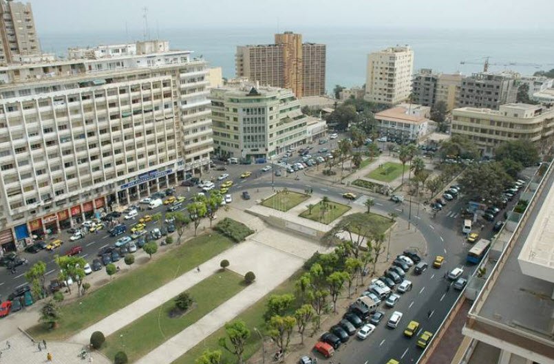Place de l’Indépendance, Dakar, Senegal